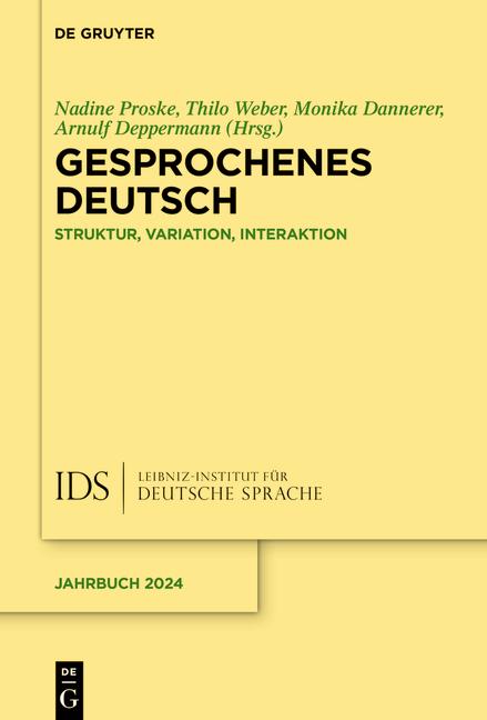 Boek Gesprochenes Deutsch Thilo Weber