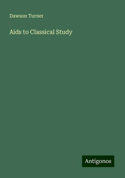 Knjiga Aids to Classical Study 