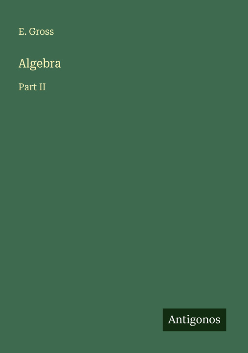 Knjiga Algebra 
