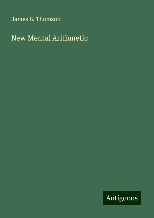 Knjiga New Mental Arithmetic 