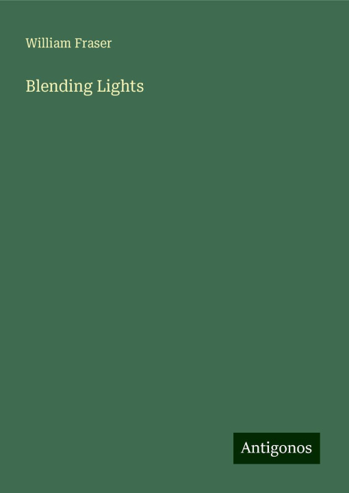 Knjiga Blending Lights 
