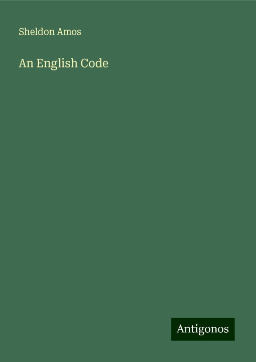 Knjiga An English Code 