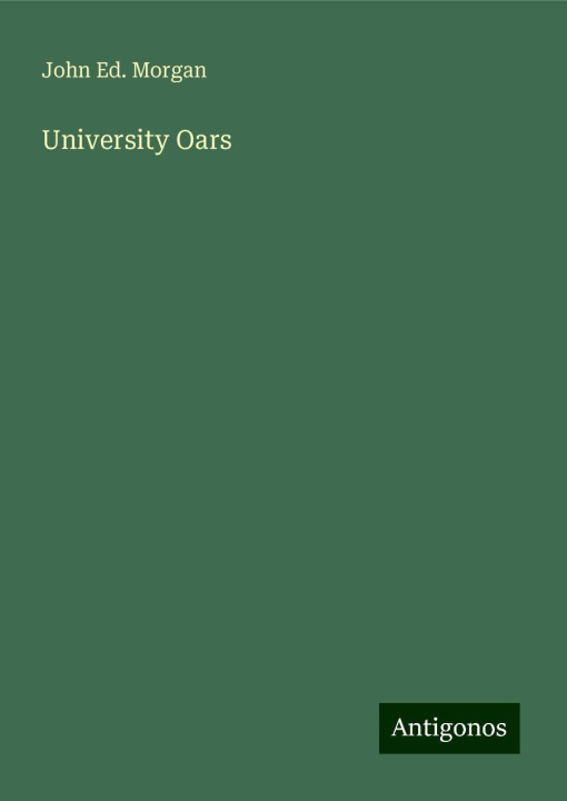 Knjiga University Oars 