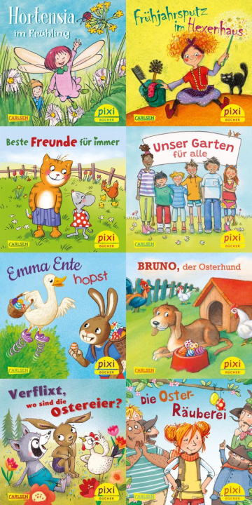 Spiel/Spielzeug Pixi-8er-Set 302: Pixi im Frühling (8x1 Exemplar) diverse