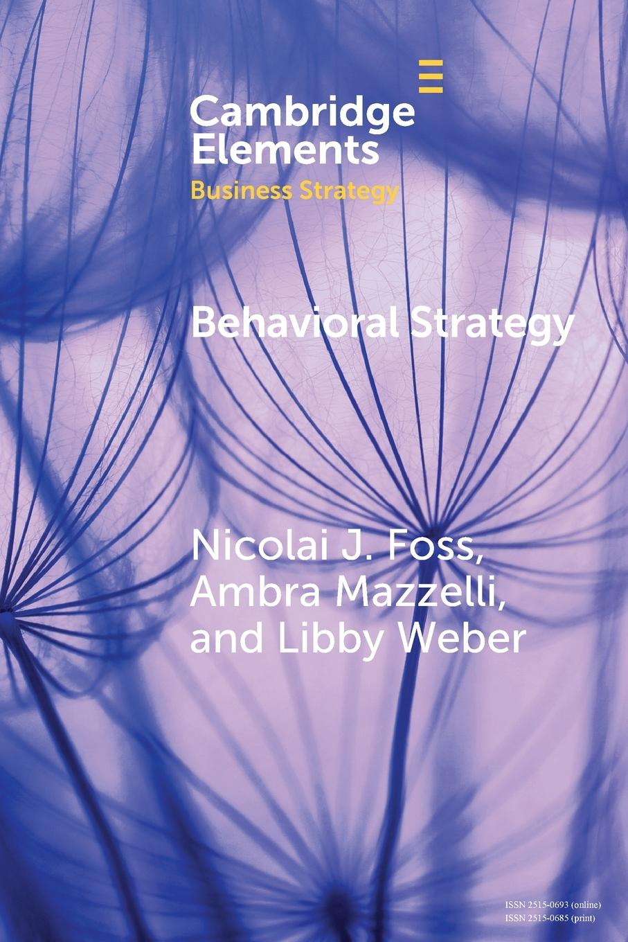 Livro Behavioral Strategy Nicolai J (Copenhagen Business School) Foss