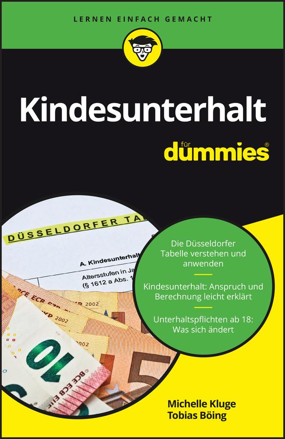 Knjiga Kindesunterhalt f r Dummies Michelle Kluge