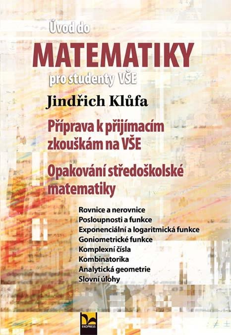 Książka Úvod do matematiky pro studenty VŠE Jindřich Klůfa