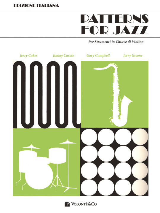 Buch Patterns for jazz. Per strumenti in chiave di violino Jerry Coker