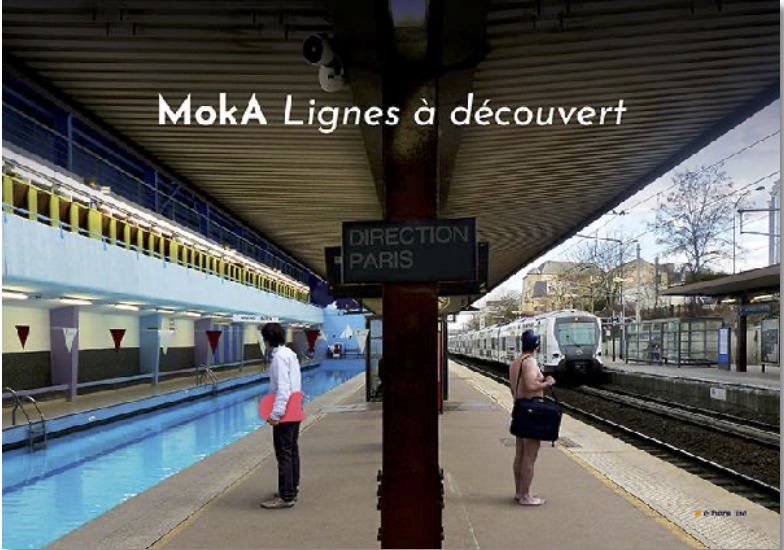 Knjiga Moka Lignes à Découvert Adjali