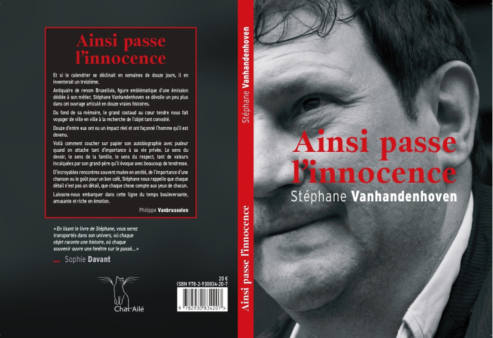 Libro Ainsi passe l'innocence Vanhandenhoven