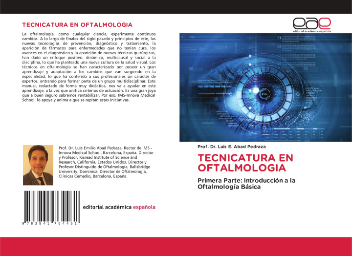 Knjiga TECNICATURA EN OFTALMOLOGIA Luis Abad Pedraza