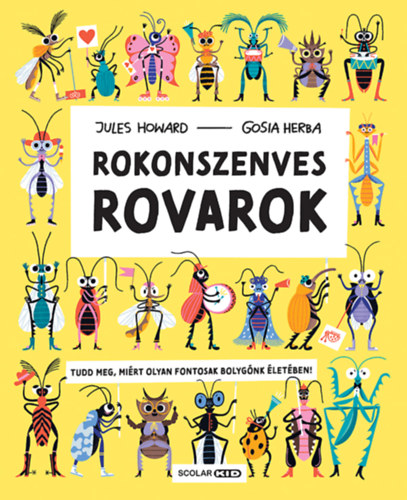 Βιβλίο Rokonszenves rovarok Jules Howard