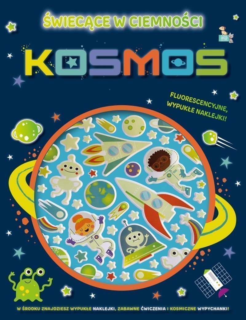Knjiga Kosmos. Ponad 100 wypukłych naklejek Opracowanie zbiorowe
