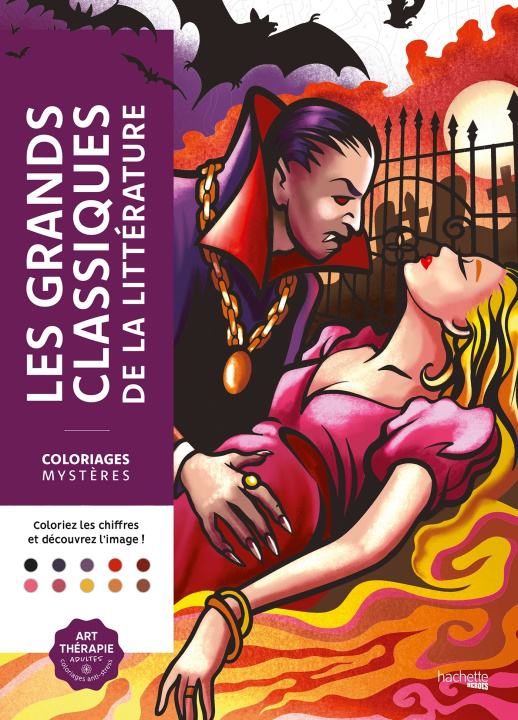 Livre Coloriages mystères - Les grands classiques de la littérature 