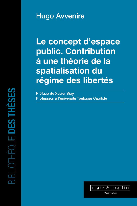 Knjiga LE CONCEPT D'ESPACE PUBLIC. CONTRIBUTION A UNE THEORIE DE LA SPATIALISATION DU R AVVENIRE HUGO