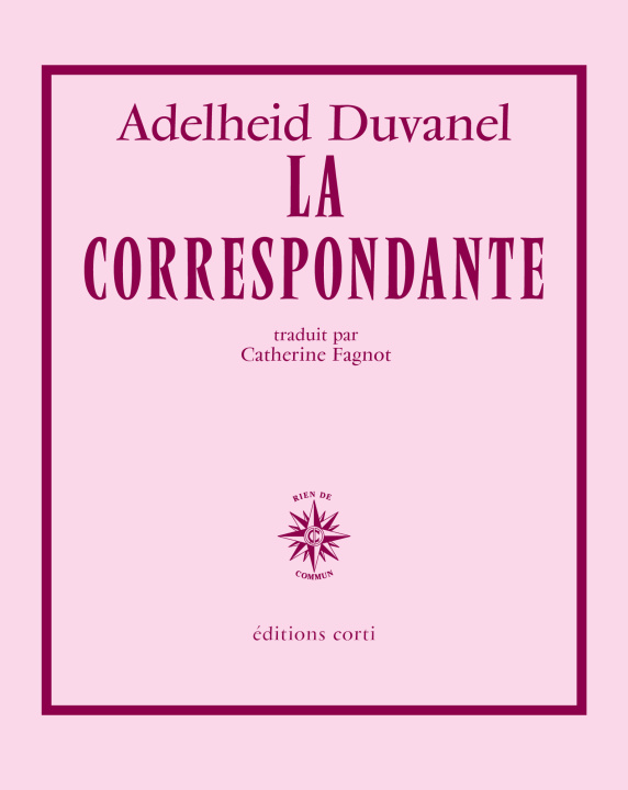 Knjiga La correspondante Duvanel