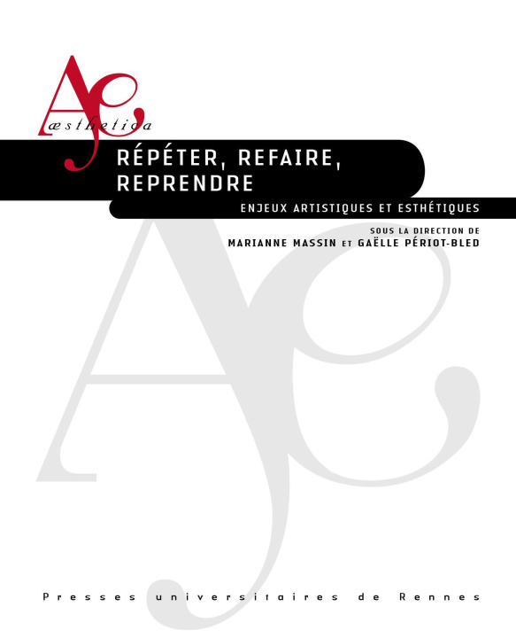Knjiga REPETER, REFAIRE, REPRENDRE MASSIN MARIANNE