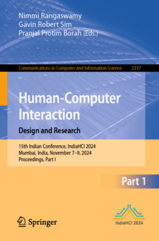 Kniha Human-Computer Interaction. Design and Research Nimmi Rangaswamy