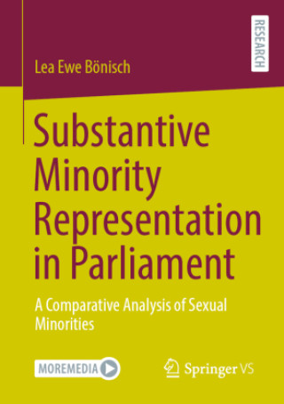 Book Substantive Minority Representation in Parliament Lea Ewe Bönisch