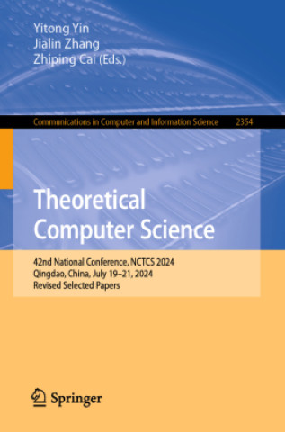 Książka Theoretical Computer Science Yitong Yin