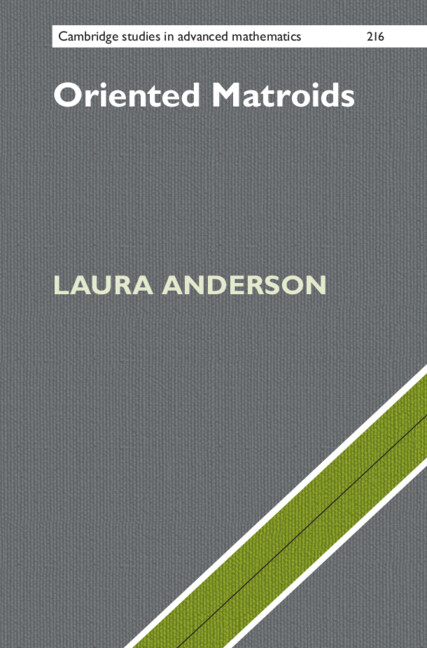 Knjiga Oriented Matroids Laura Anderson