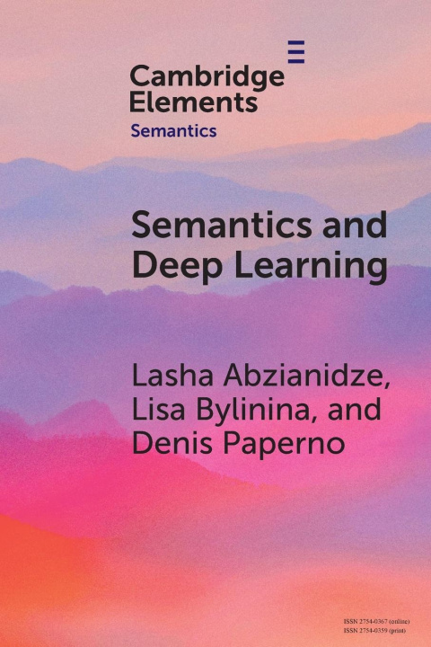 Knjiga Semantics and Deep Learning Lasha Abzianidze