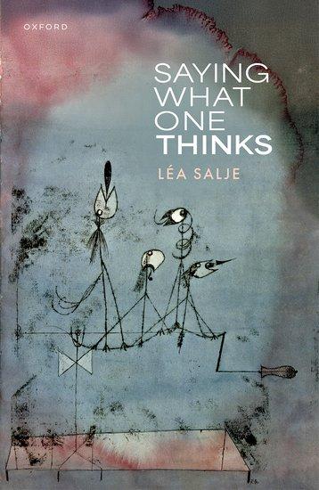 Livro Saying What One Thinks Salje