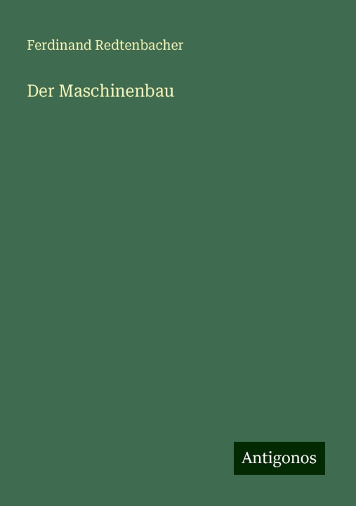 Knjiga Der Maschinenbau 