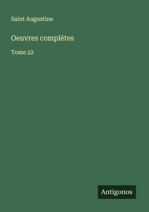 Knjiga Oeuvres complétes 