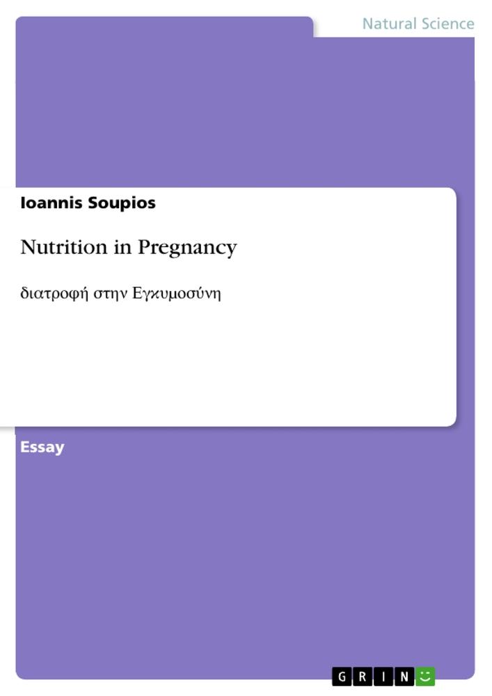 Knjiga Nutrition in Pregnancy 