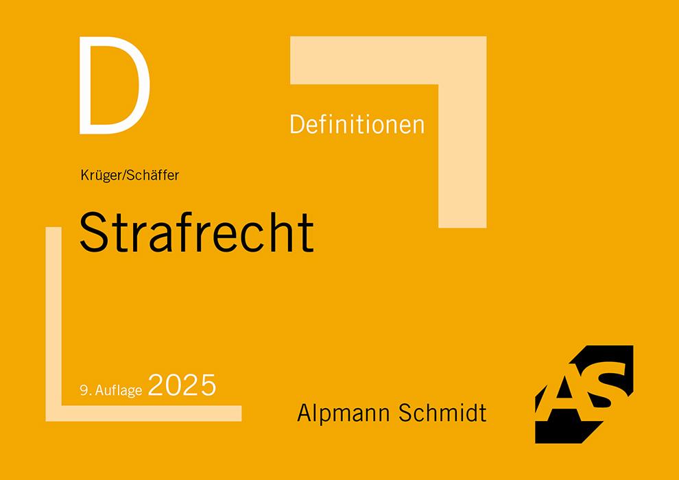 Knjiga Definitionen Strafrecht Jannina Schäffer