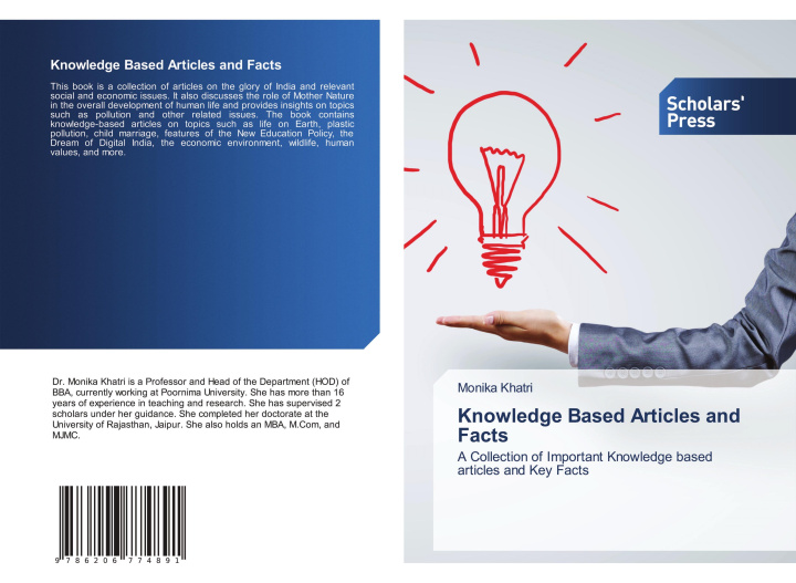 Livro Knowledge Based Articles and Facts Monika Khatri