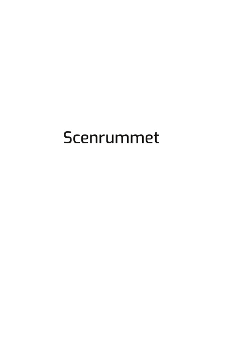 Knjiga Scenrummet 