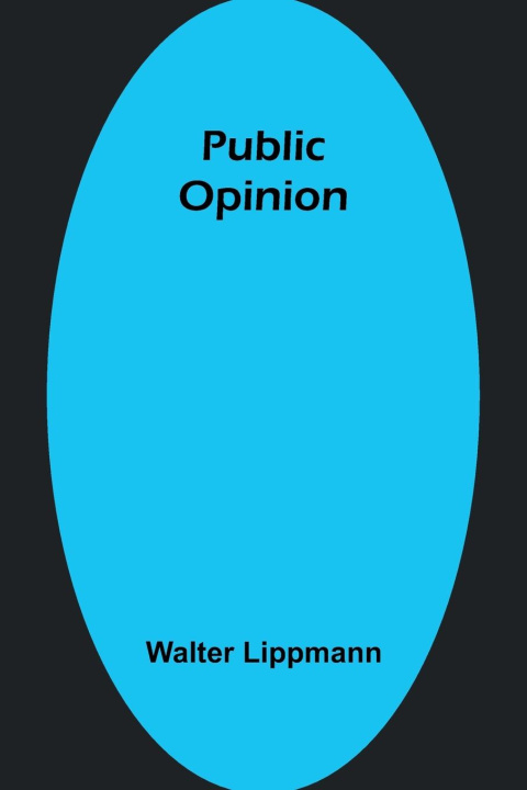 Книга Public Opinion Walter Lippmann