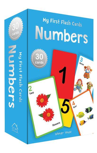 Kniha My First Flash Cards Numbers: 30 Early Learning Flash Cards for Kids Wonder House Books