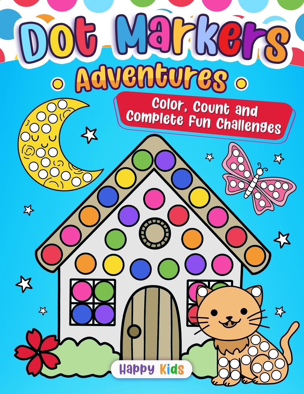 Buch Dot Markers Adventure Happy Kids Press