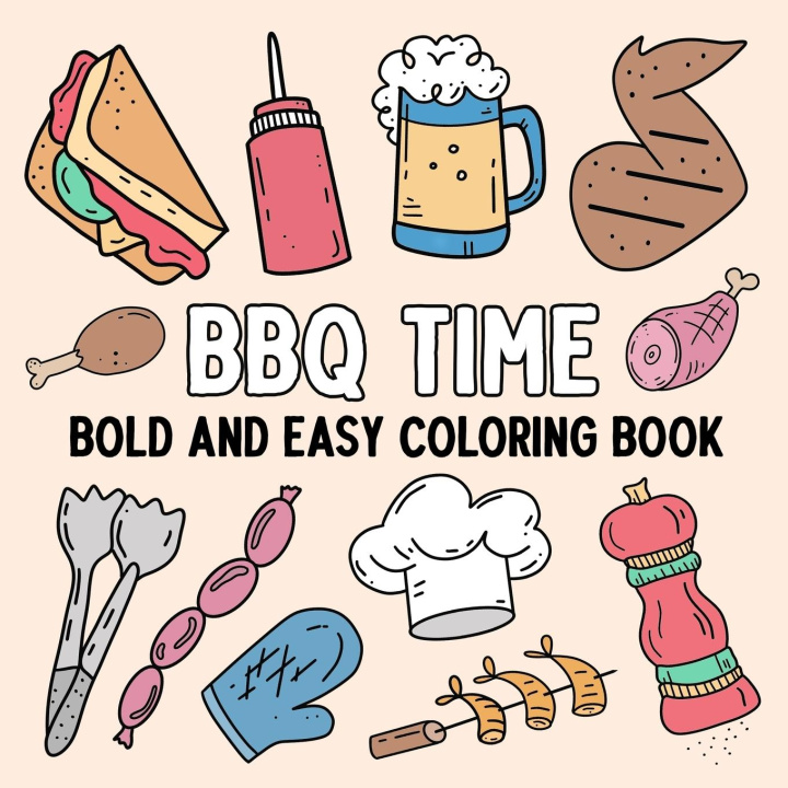 Knjiga BBQ Time Hue Coloring