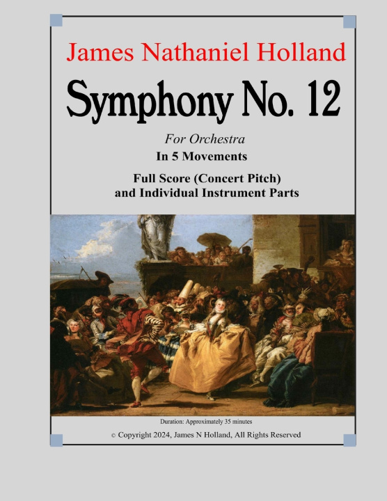 Книга Symphony No. 12 James Nathaniel Holland