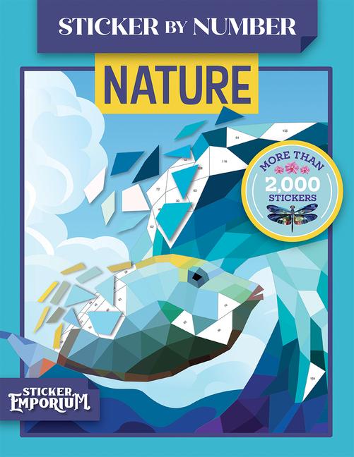 Kniha Sticker by Number Nature PARRAGON