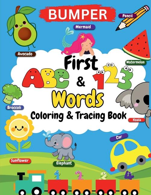 Книга First ABC&123 words coloring book S.A. Publication Bookshop