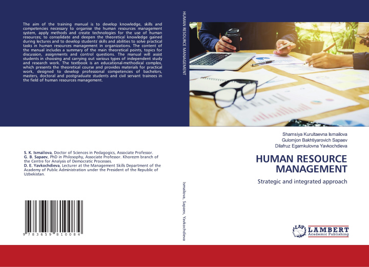 Knjiga HUMAN RESOURCE MANAGEMENT Shamsiya Kurultaevna Ismailova