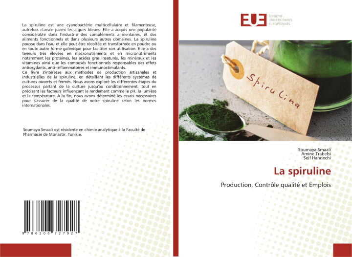 Book La spiruline Soumaya Smaali