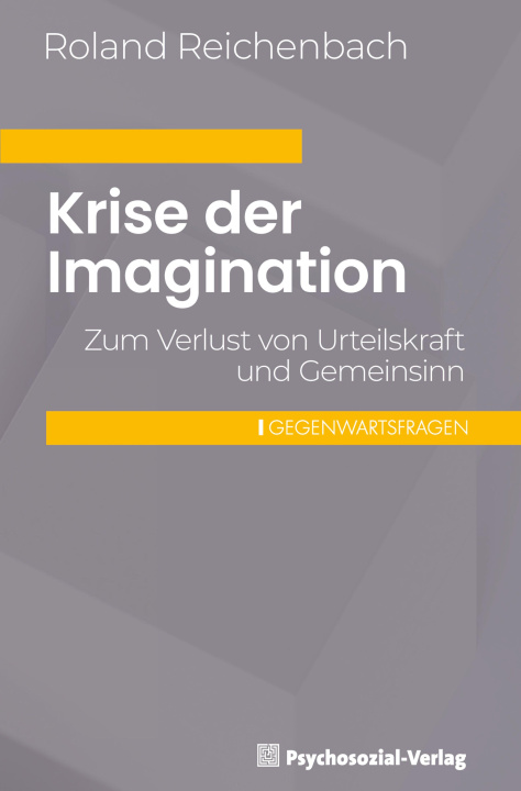 Kniha Krise der Imagination Roland Reichenbach