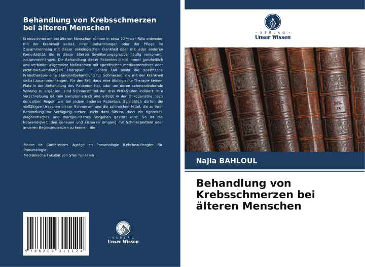 Knjiga Behandlung von Krebsschmerzen bei älteren Menschen Najla BAHLOUL