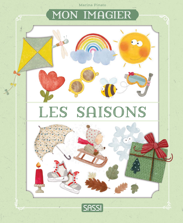 Libro Mon imagier. Les saisons Pinato
