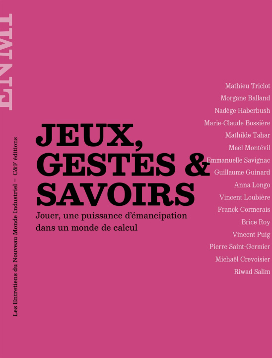 Knjiga Jeux, gestes & savoirs 