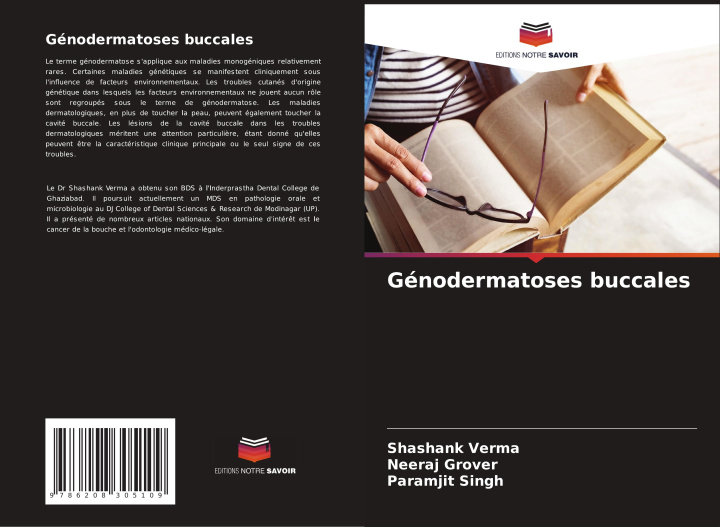 Book Génodermatoses buccales Shashank Verma