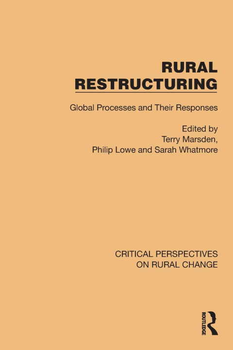Knjiga Rural Restructuring Sarah Whatmore