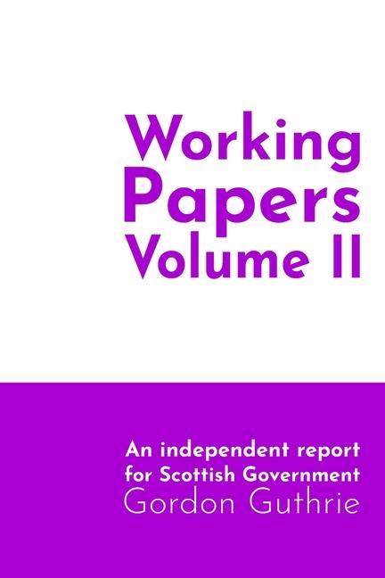 Knjiga Working Papers Volume II Gordon Guthrie