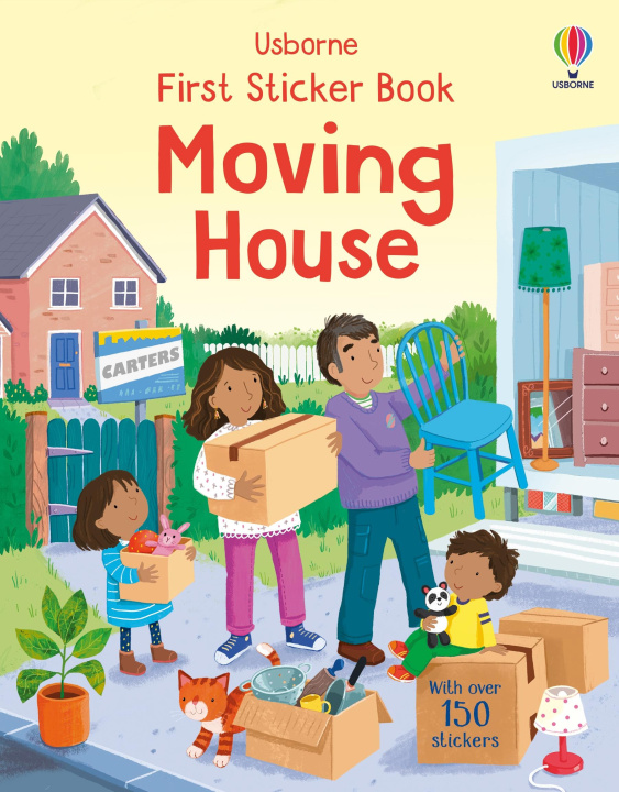 Kniha First Sticker Book Moving House Joanne Partis